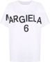 MM6 Maison Margiela T-shirt met logoprint Wit - Thumbnail 1