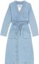 MM6 Maison Margiela Kraagloze trenchcoat Blauw - Thumbnail 1