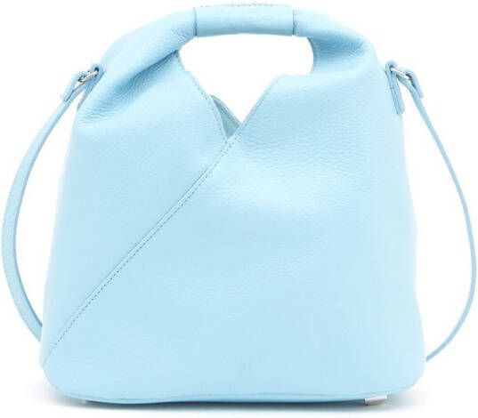 MM6 Maison Margiela Japanese leren shopper Blauw