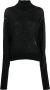 MM6 Maison Margiela Trui met hoge hals Zwart - Thumbnail 1