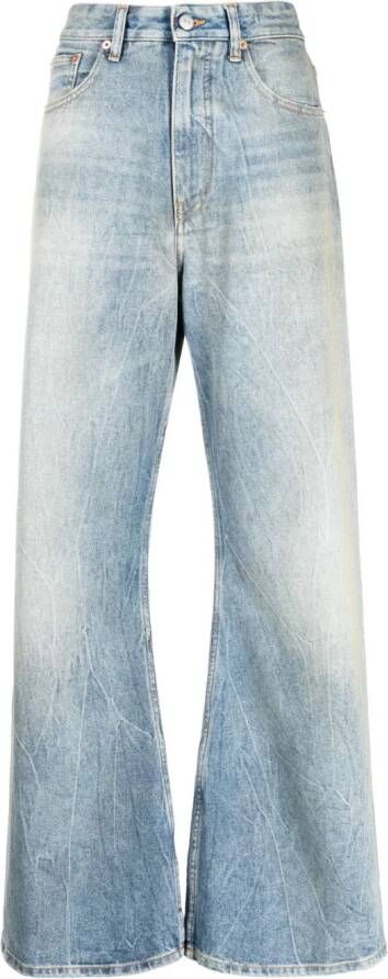 MM6 Maison Margiela wide-leg jeans Blauw