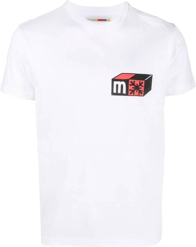 MODES GAR TS T-shirt met grafische print Wit