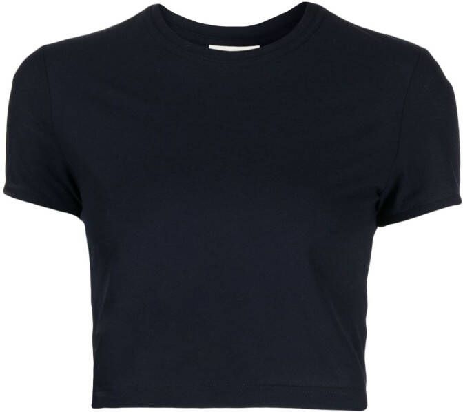 Molly Goddard Cropped T-shirt Blauw