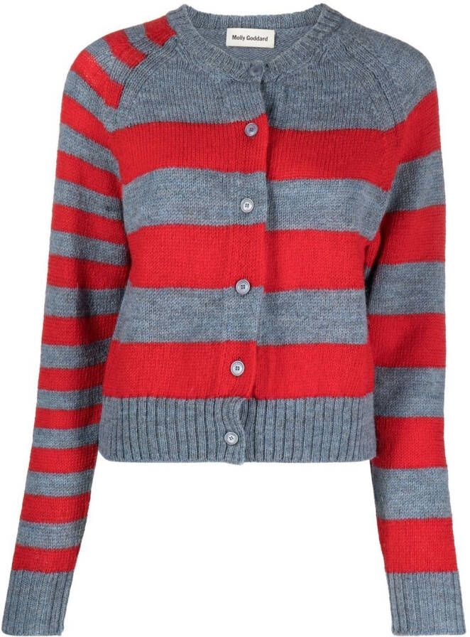 Molly Goddard Gestreept vest Blauw