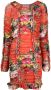 Molly Goddard Mini-jurk met bloemenprint Rood - Thumbnail 1