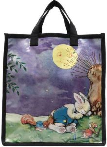 Molly Goddard Shopper met grafische print Paars