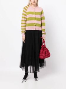 Molly Goddard striped wool cardigan Roze