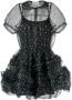 Molly Goddard Tulen jurk Zwart - Thumbnail 1