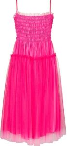 Molly Goddard Tulen midi-jurk Roze