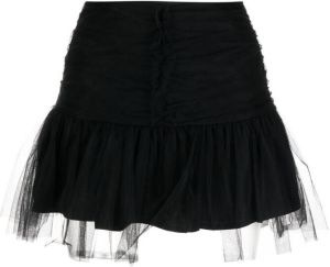 Molly Goddard tulle mini skirt Zwart