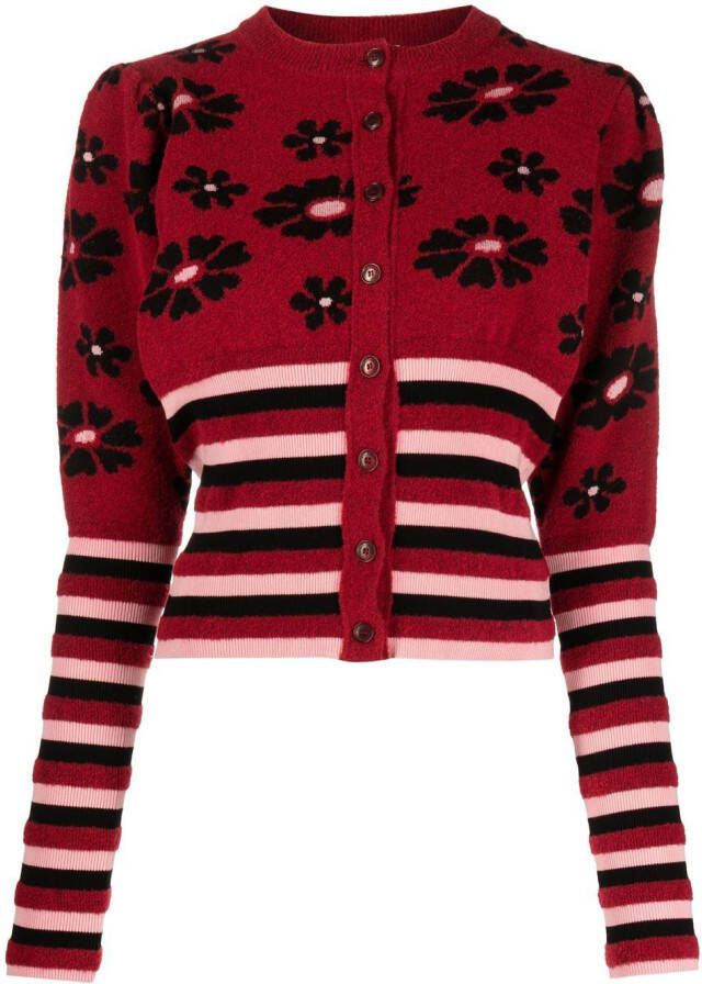 Molly Goddard Vest met print Rood