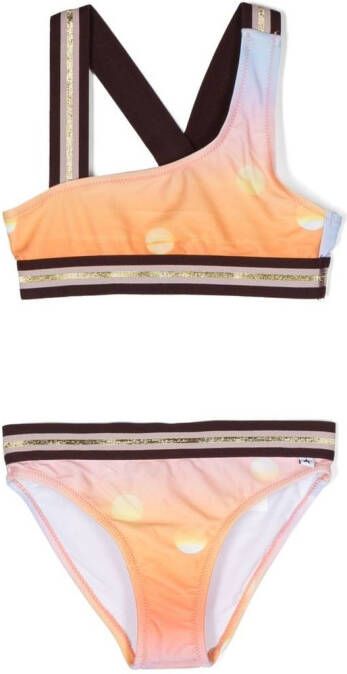 Molo Asymmetrische bikini Oranje