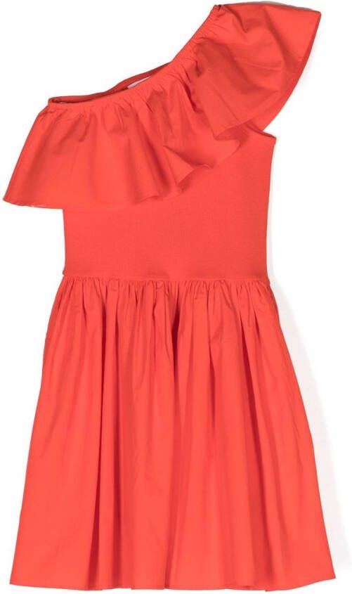 Molo Asymmetrische jurk Rood