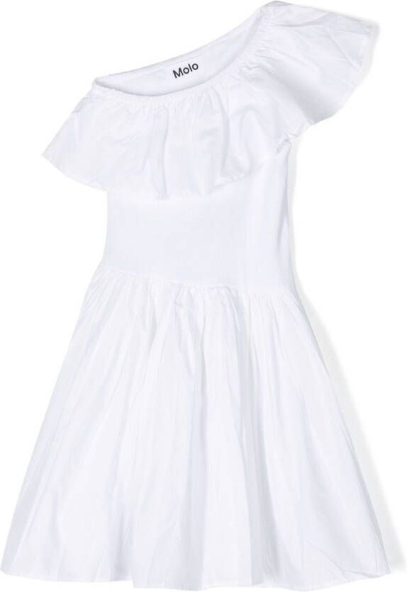 Molo Asymmetrische jurk Wit