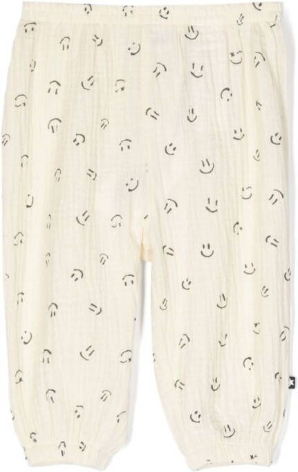 Molo Broek met print Beige