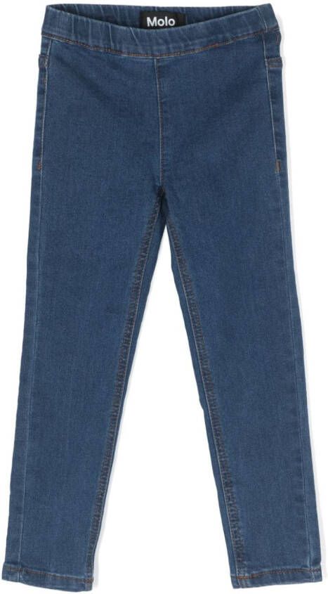 Molo Slim-fit broek Blauw