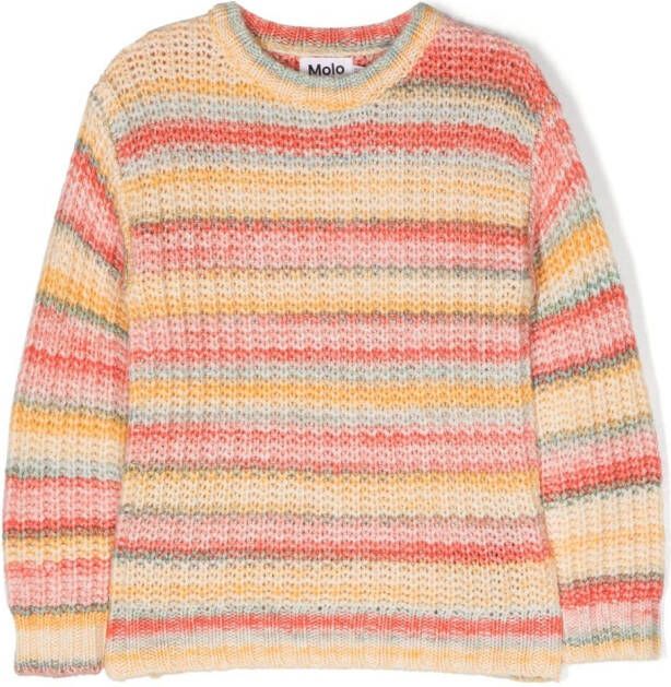 Molo Gestreepte trui Oranje
