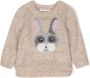 Molo Gilby intarsia trui Beige - Thumbnail 1