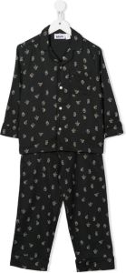 Molo Pyjama met hartprint Zwart