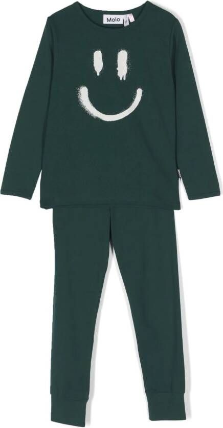Molo Pyjama met print Groen