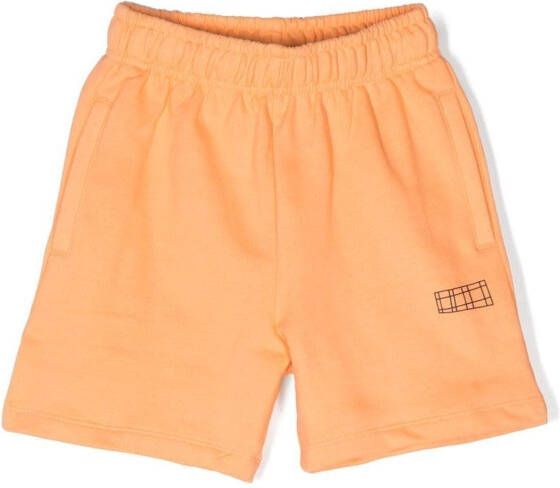 Molo Shorts met logoprint Oranje