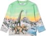 Molo Sweater met dinosaurusprint Groen - Thumbnail 1
