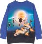 Molo Sweater met grafische print Blauw - Thumbnail 1