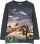 Molo Sweater met grafische print Grijs - Thumbnail 1