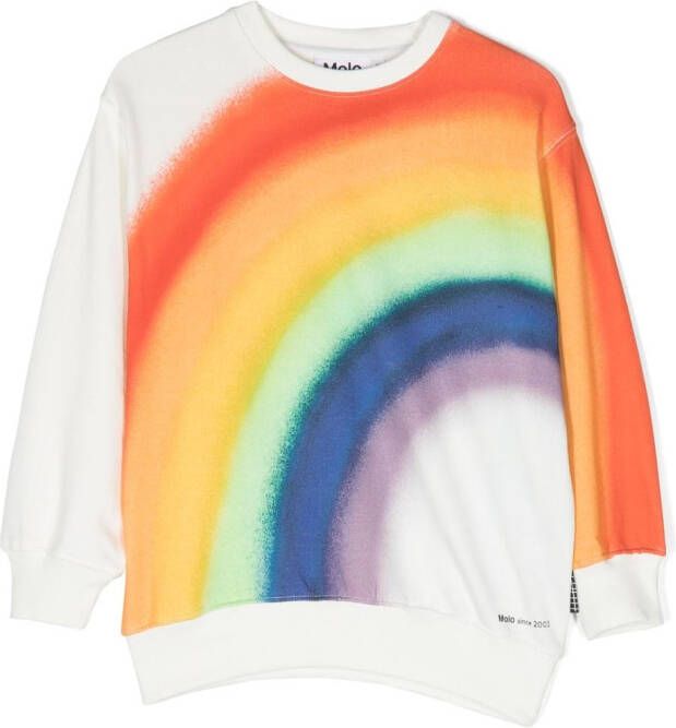 Molo Sweater met logoprint Wit