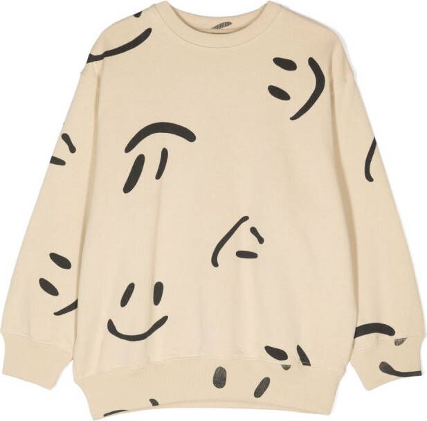 Molo Sweater met print Beige