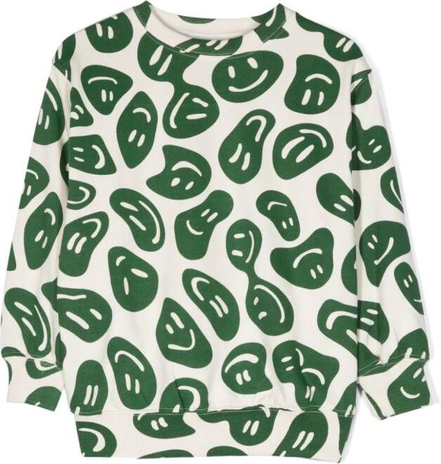 Molo Sweater met print Groen