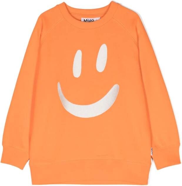 Molo Sweater met print Oranje