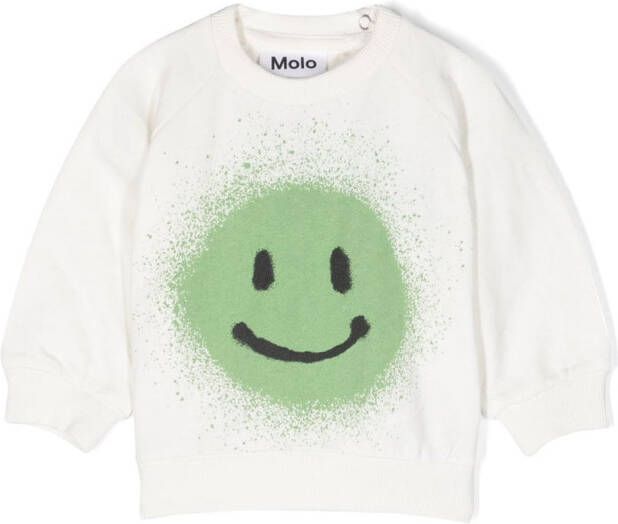 Molo Sweater met print Wit