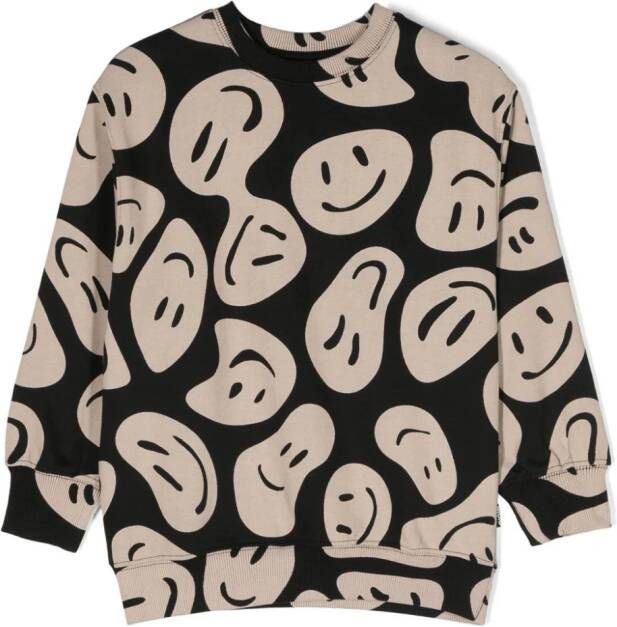 Molo Sweater met print Zwart