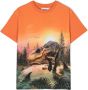 Molo T-shirt met dinosaurusprint Oranje - Thumbnail 1