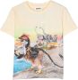 Molo T-shirt met grafische print Geel - Thumbnail 1