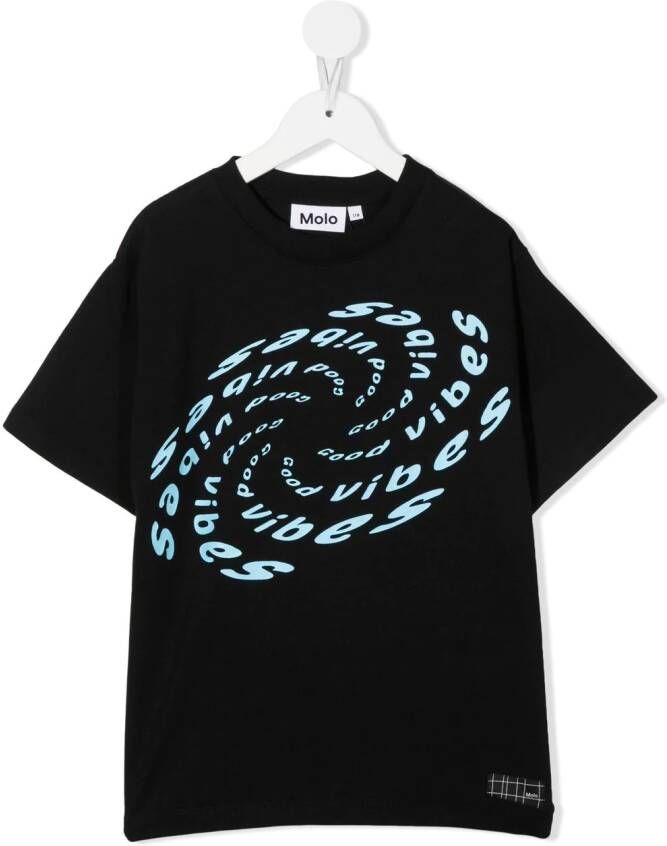 Molo T-shirt met logoprint Zwart