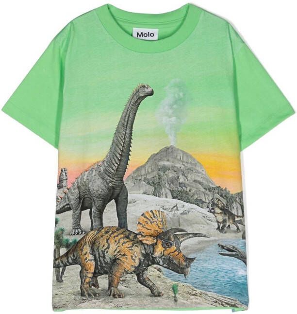 Molo T-shirt met print Groen