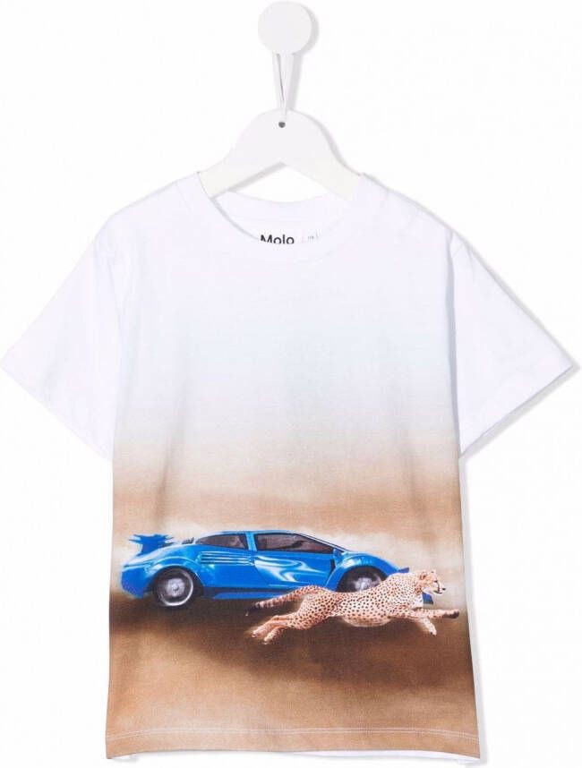 Molo T-shirt met print Wit