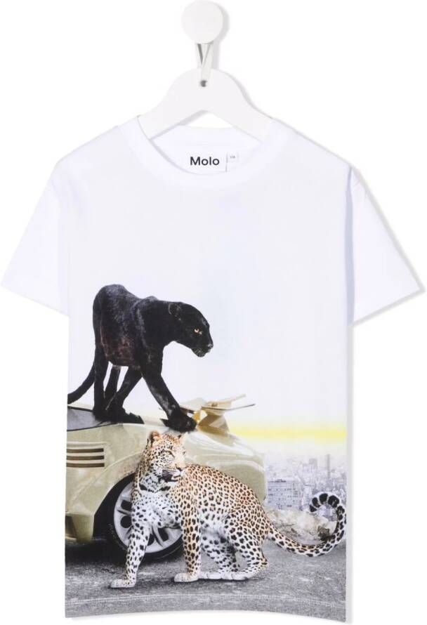 Molo T-shirt van biologisch katoen Wit