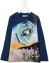 Molo Top met print Blauw - Thumbnail 1