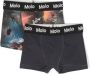 Molo Twee boxershorts met logoband Blauw - Thumbnail 1