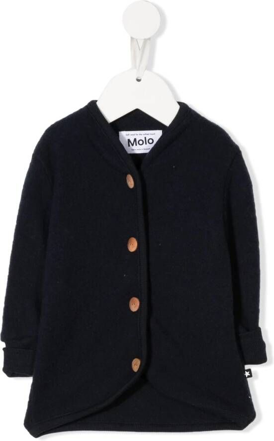Molo Vest van merinowol Blauw