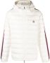 Moncler Donsjack met logopatch Wit - Thumbnail 1