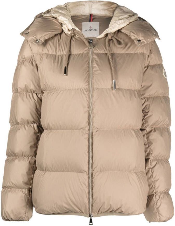 Moncler Beige Dronieres Padded Jacket