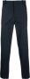Moncler Chino met logo-applicatie Blauw - Thumbnail 1