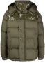 Moncler Donsjack met capuchon Groen - Thumbnail 1