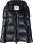 Moncler Donsjack met capuchon Zwart - Thumbnail 1