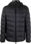 Moncler Donsjack met capuchon Zwart - Thumbnail 1