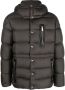 Moncler Donsjack met logopatch Groen - Thumbnail 1